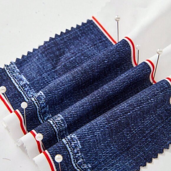 Blue Casual Women's Slim Fit Knitted Corset Bra Mini Dress - Picture 8 of 8